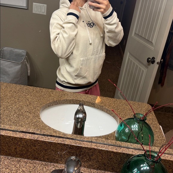 Kith Cream Hoodie with Black Stripes unisex - measurements included - Picture 4 of 17